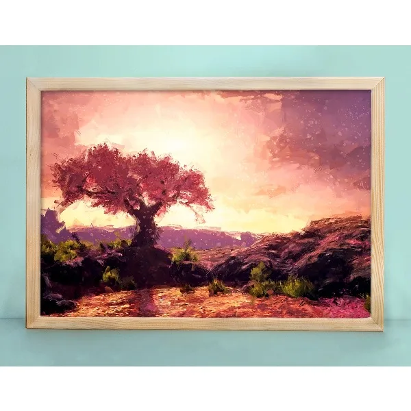 Video Game Z-Zelda Breath of The Wild Poster Dueling Peaks Satori Mountain Illustration Canvas Painting  --2026--