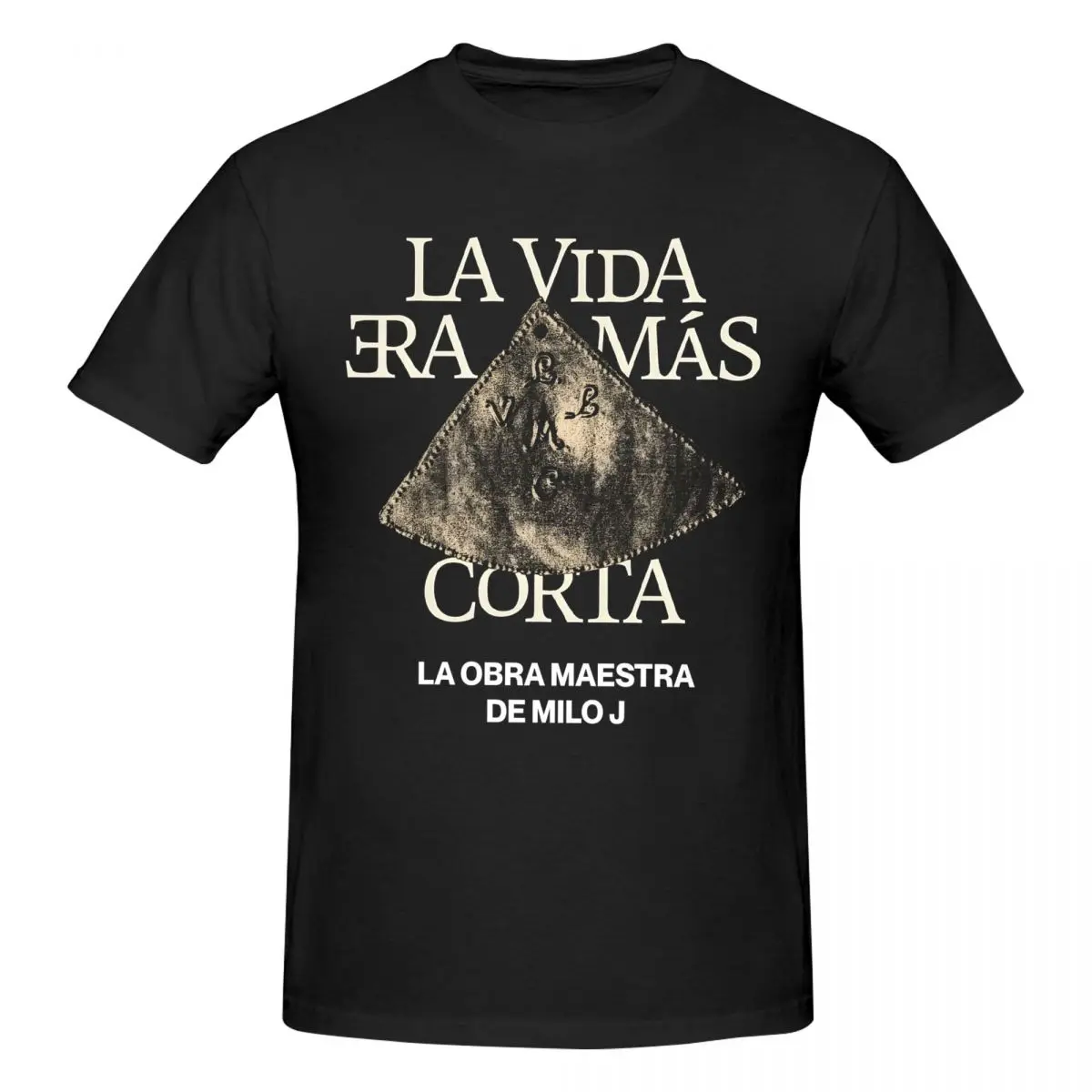 Rapper Milo J La Vida Era Mas Corta Awesome T Shirts Graphic Y2K Unique Cotton Mens Women T Shirt Tops