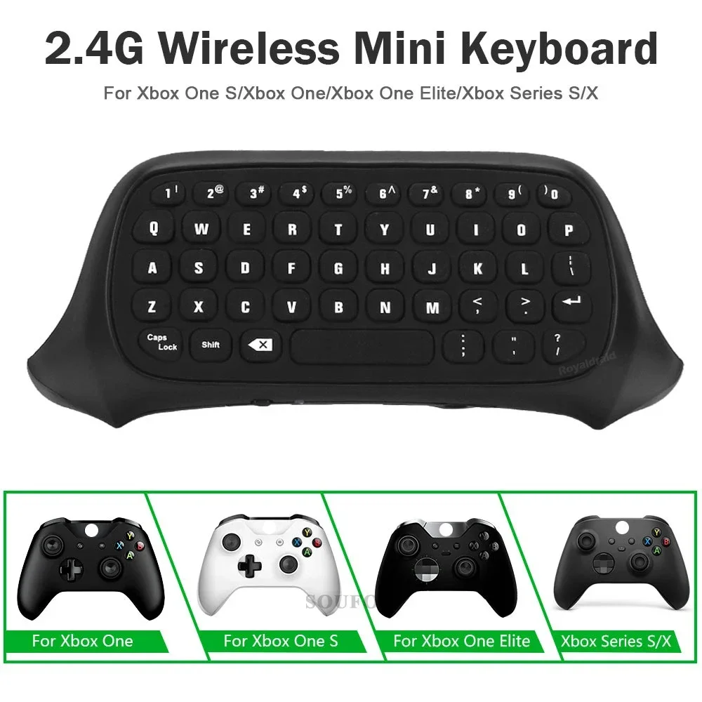 Chatpad da gioco con tastiera mini controller wireless da 2,4 Ghz con jack audio/auricolare per accessori controller Xbox Series X/S