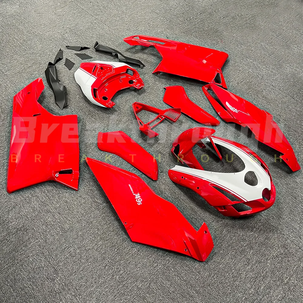 Suitable for Ducati 749/749S 999/999S 2003 2004 motorcycle ABS plastic injection red and white body fairing kit