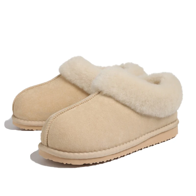 

Gacimy Women Winter Fuzzy Slippers Warm Plush Lined Slides Indoor Outdoor Fur Cotton Shoes Men Furry Shoes Fluffy House Slippers