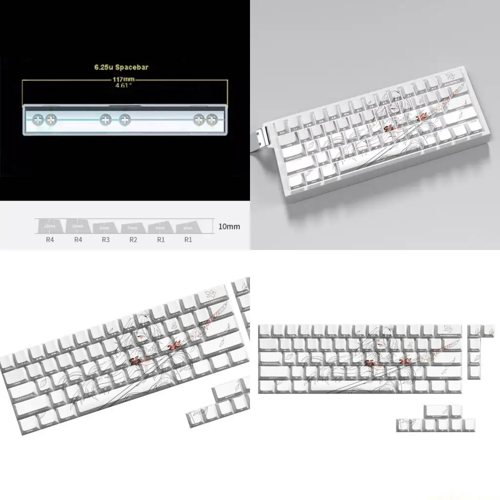 Ergonomic Keycap Se…