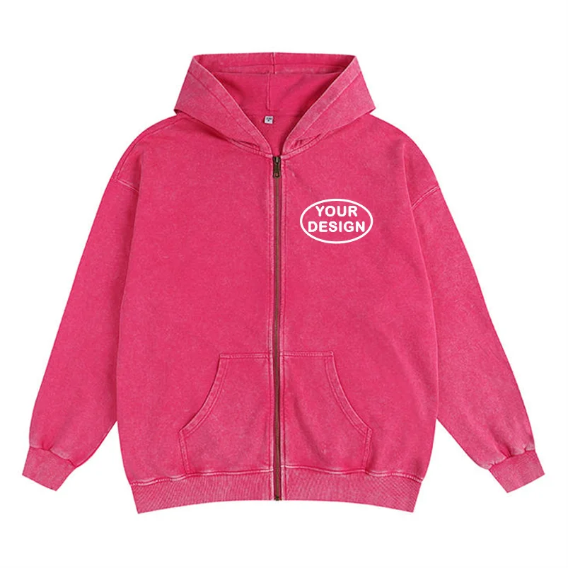 Rose red hoodie