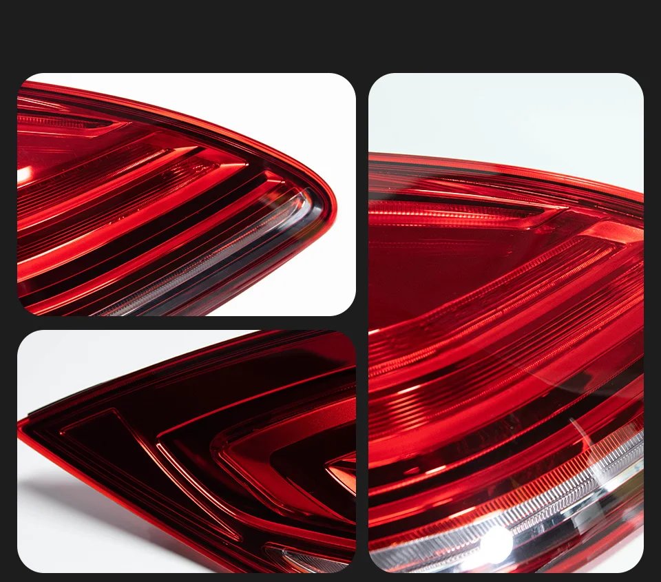 AKD Tail Lamp for Porsche Panamera 970.1 970.2 LED Tail Light 2010-2013 Rear Fog Brake Turn Signal Automotive Accessories
