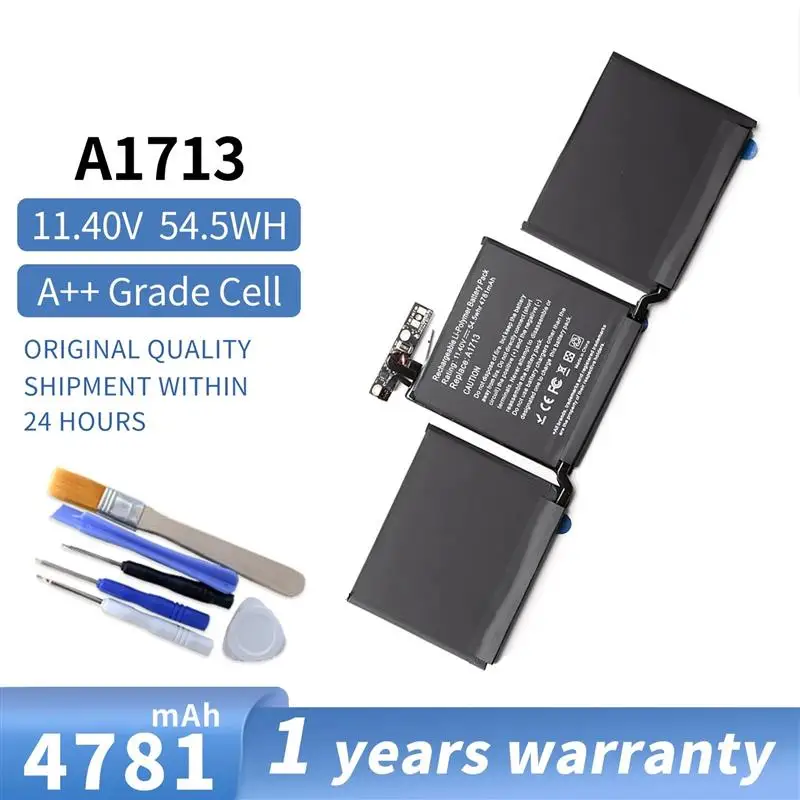 Top A1713 Battery for Apple MacBook Pro 13