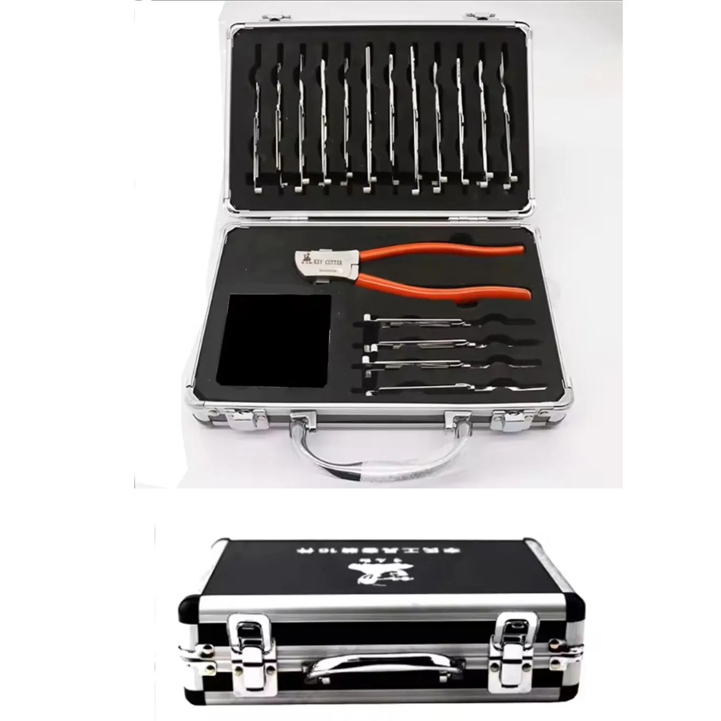 Auto Car Tool Lock Decoder Locksmith Tools Original LISHI 16 PCS 2 in 1 with Suitcase