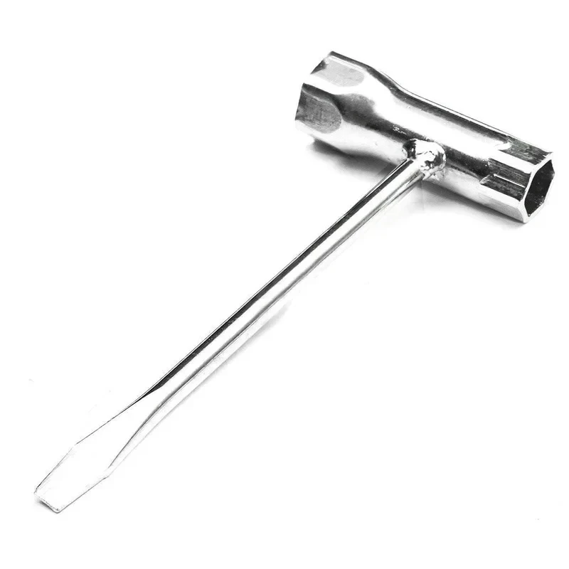 Clé à douille pour bougie d'allumage 13 mm et 19 mm en acier inoxydable pour tronçonneuse et débroussailleuse