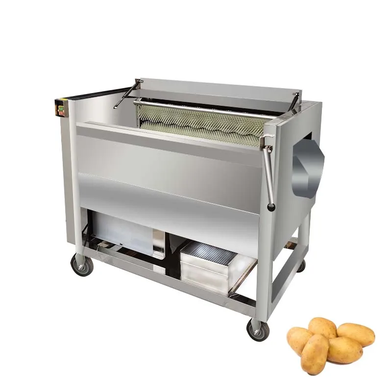Ginger Garlic Washer Dry Cleaning Peeler Automatic Washing and Potato Peeling Machine for Sale