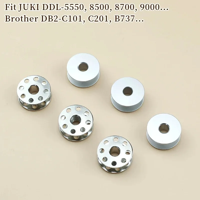 20PCS 40264A / 270010 Bobina Metálica para Máquina de Coser Industrial de 1 Aguja, Repuesto para JUKI BROTHER SINGER CONSEW JACK ZOJE