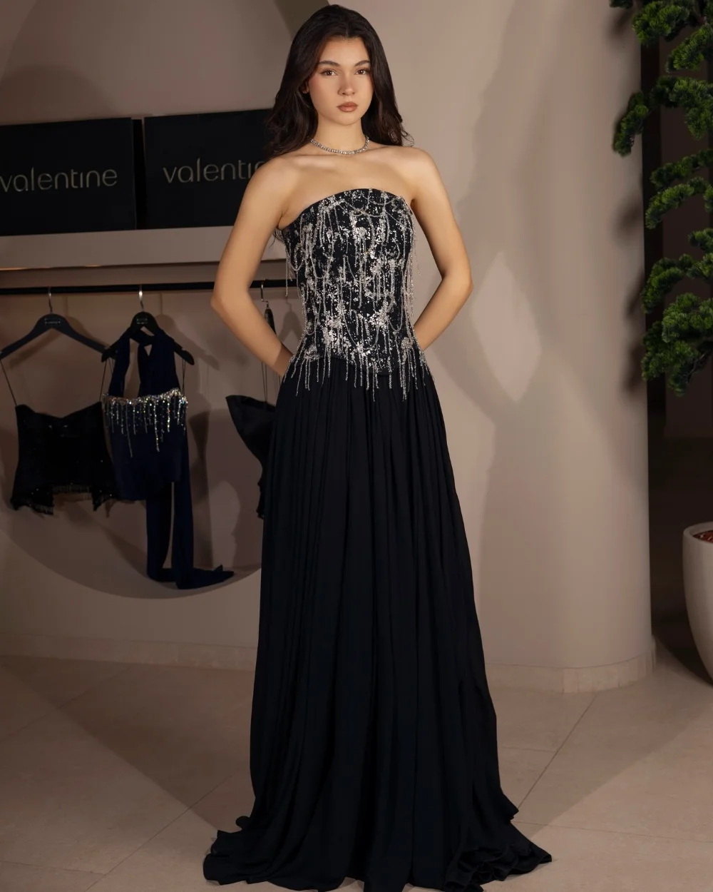 

Изысканные вечерние платья А-силуэта без бретелек с плиссировкой и пайетками, на заказ, для особых случаев, роскошные, с эффектом мерцания