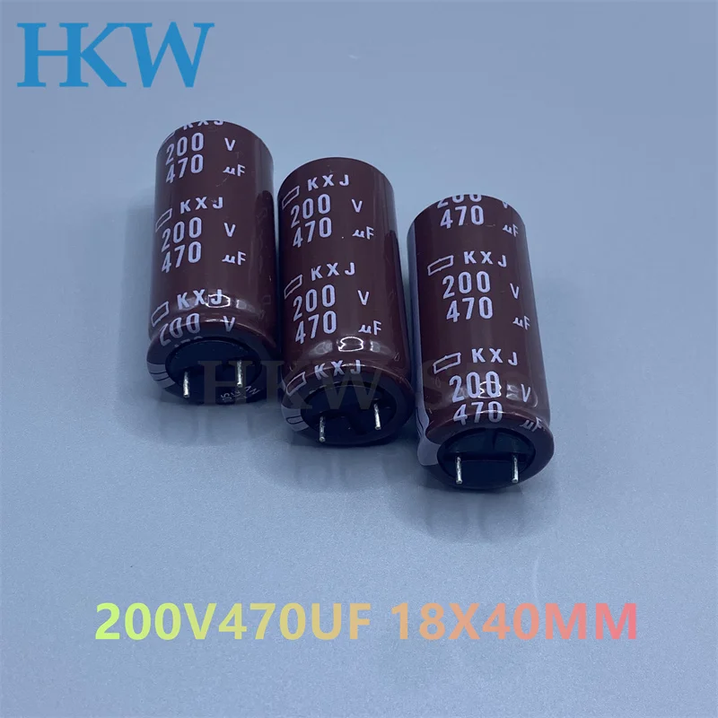 

20PCS NCC KXJ 200V470UF Volume 18X40MM Electrolytic Capacitor EKXJ201EC3471MM40S 470UF 200V NEW