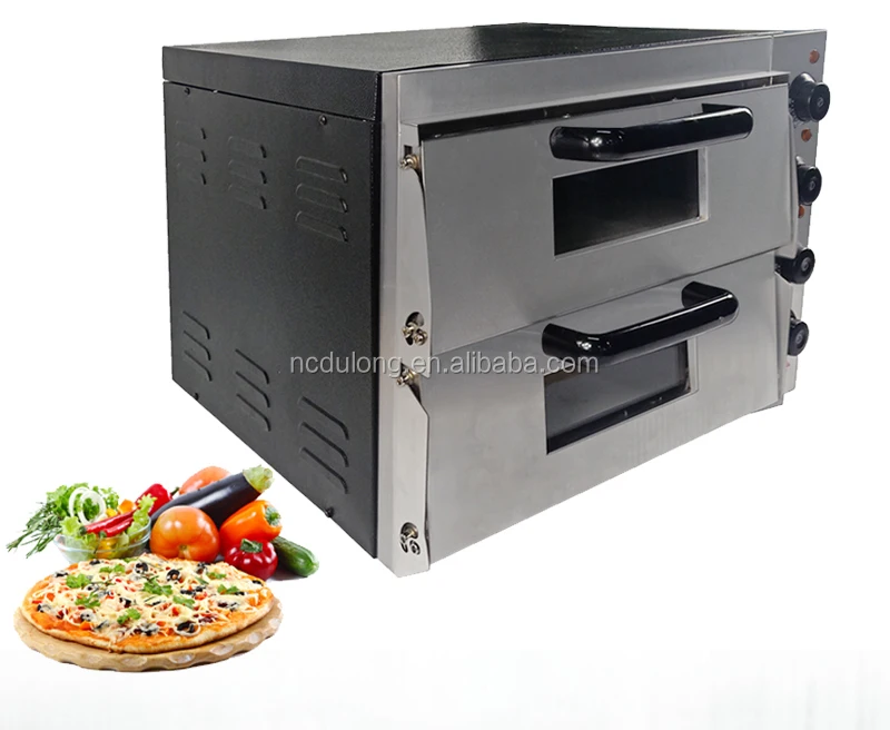 

Cheap Wholesale Electric Oven Multifunctional High Efficiency Mechanical Timer Control 2 Decks Electric Pizza Baking Oven