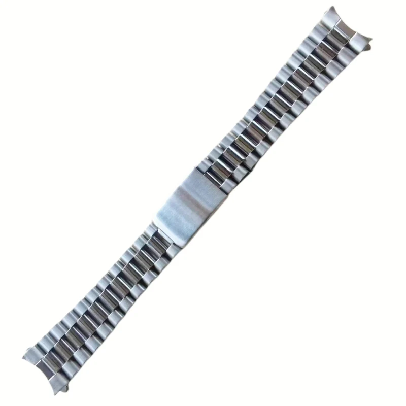 316L Stainless Steel 18mm 20mm Brushed Cruved End President Vintage Watch Band Strap Fits for  ROX SKX Watch