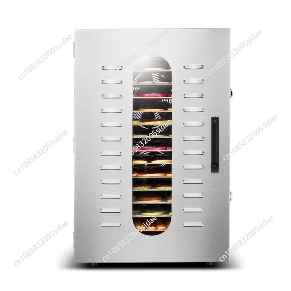 Stainless Steel Food Dehydrator 20 Trays Commercial Dehydrators Dryer for Fruit, Meat, Beef, Jerky, Herbs with Adjustable Timer