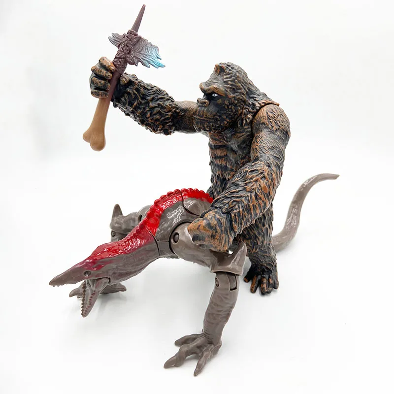 Movie Monster King Kong Vs Godzilla Skull Island Skullcrawler Model Soft Plastic Toys PVC Movable Toy Children’s Gifts