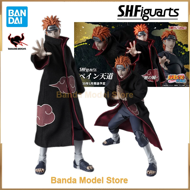 100% Original Bandai S.H.Figuarts SHF Pain Tendo Naruto Shippuden PVC Anime Action Collection Figures Model Toys Gifts