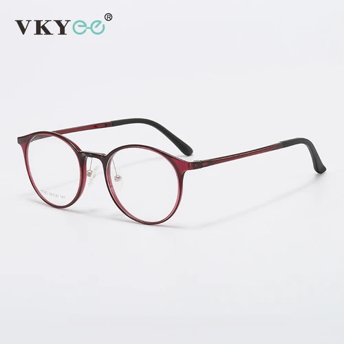 Imagen 2 del producto VICKY ultraligero de moda para mujer miopía redonda Ultem monturas grandes gafas de lectura con bloqueo de luz azul con prescripción 1140