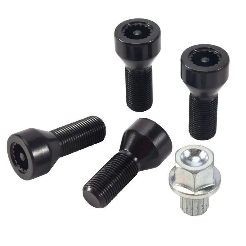 A73X-M14 X 1.25 Car Wheel Locking Bolts Wheel Hub Nut Screw With Key Car Screw For BMW- R50 1 2 3 4 5 6