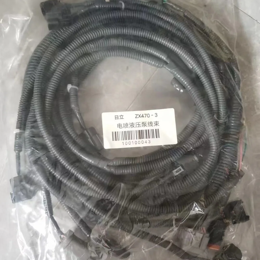 

Жгут проводов экскаватора Tiejia ZX670 470-3 Кабельная сборка двигателей Жгут проводов ЭБУ с разъемами для Hitachi Caterpillar