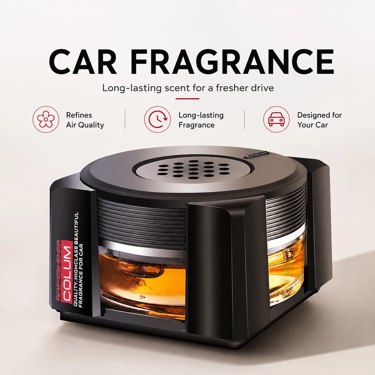 

New Car Perfume Aromatherapy Car Air Freshening High-end Decorative Ornaments Long-lasting Light Fragrance Odor Removal Supplies