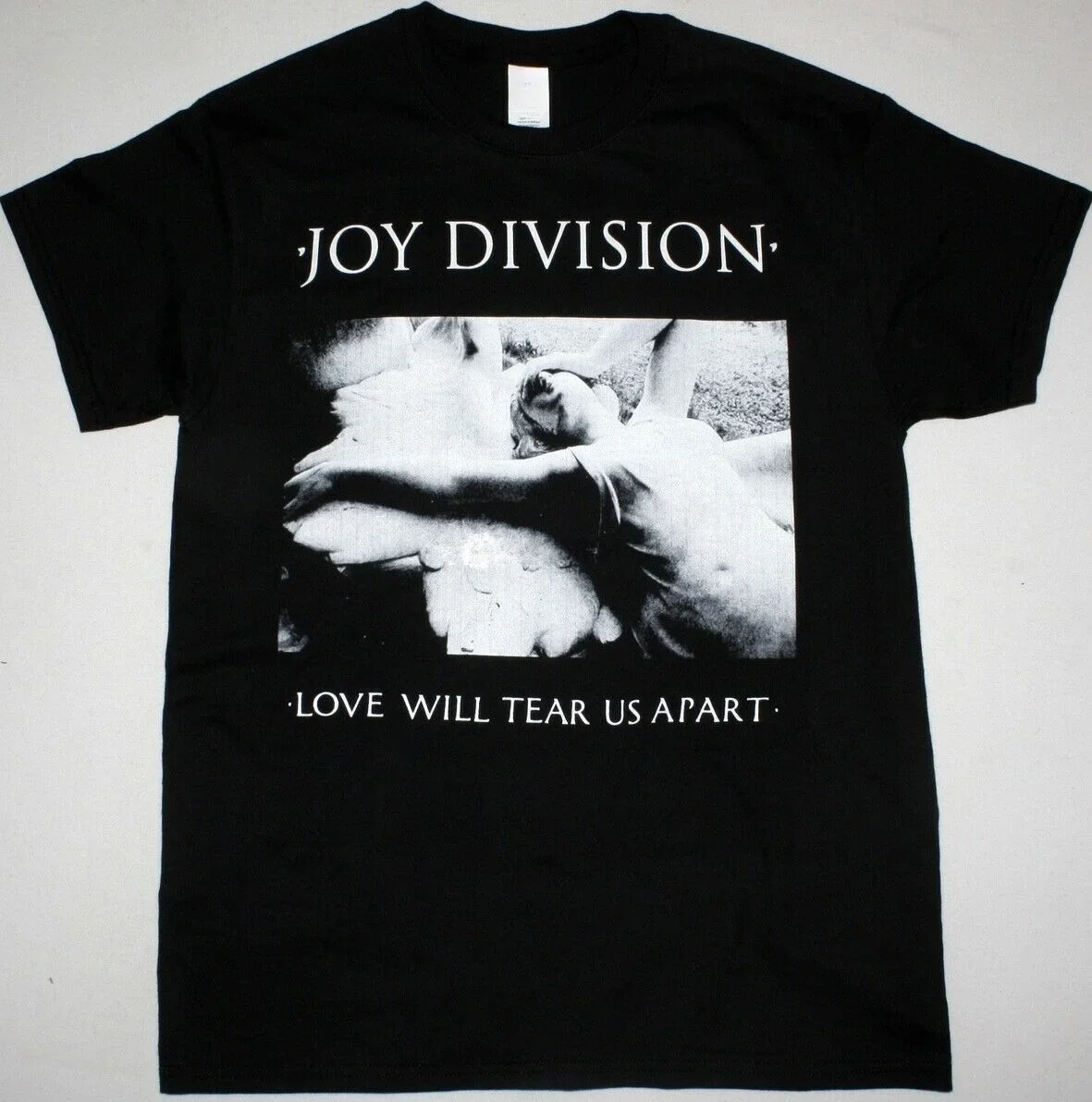 

Tshirt Men Summer JOY DIVISION LOVE WILL TEAR US APART BLACK T SHIRT POST PUNK Fashion T-shirt Graphic T Shirts Cotton