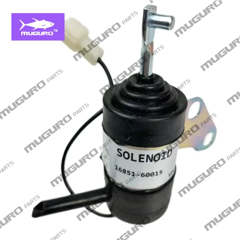 Vehicle Parts 16851-60015 12V Fuel Shutoff Solenoid for Tractor D902 D722 Z482 BX2230D