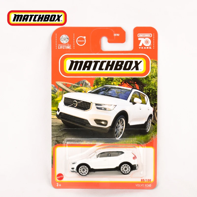 Original Matchbox Car 70th Year Toys for Boys 1/64 Diecast Space X Porsche 911 Ford Tesla Model 3 Volvo Metal Model Gift