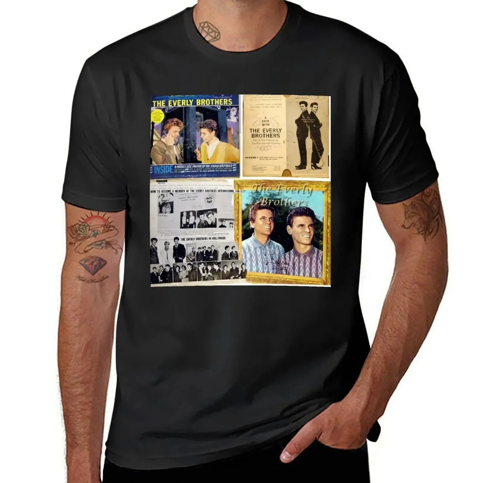 The Everly Brothers, A Date With, Fan Club, Everly Brothers, Phil, Don, Everly, Rockabilly, Oldies T-Shirt