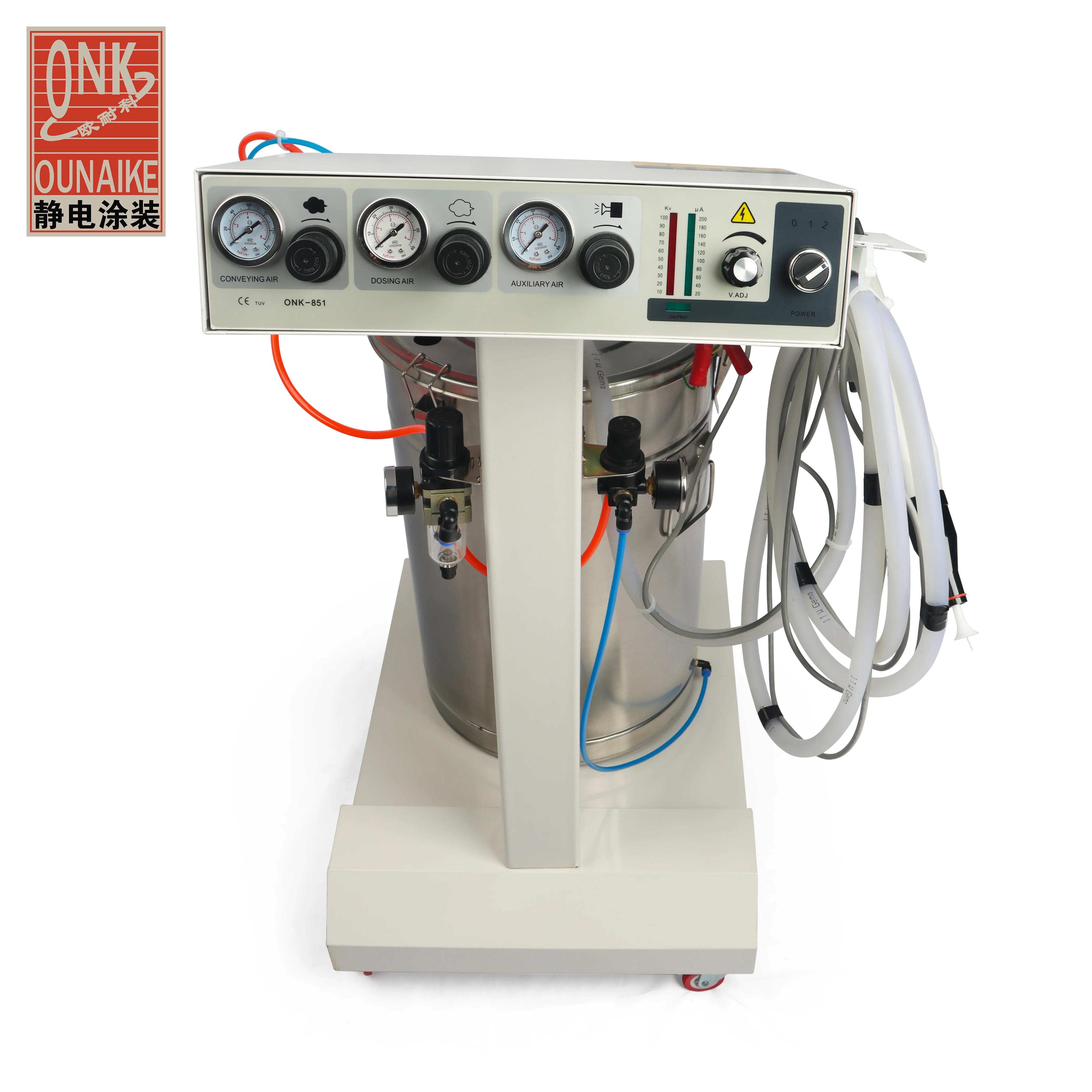 

ONK Cheap Metal Electrostatic Manual Powder Coating g un Powder Spray Machine