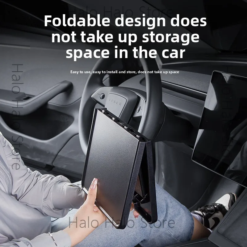 Picture 5: Suitable for the new version modely/3 Tesla small table board center console dinner plate folding small table board