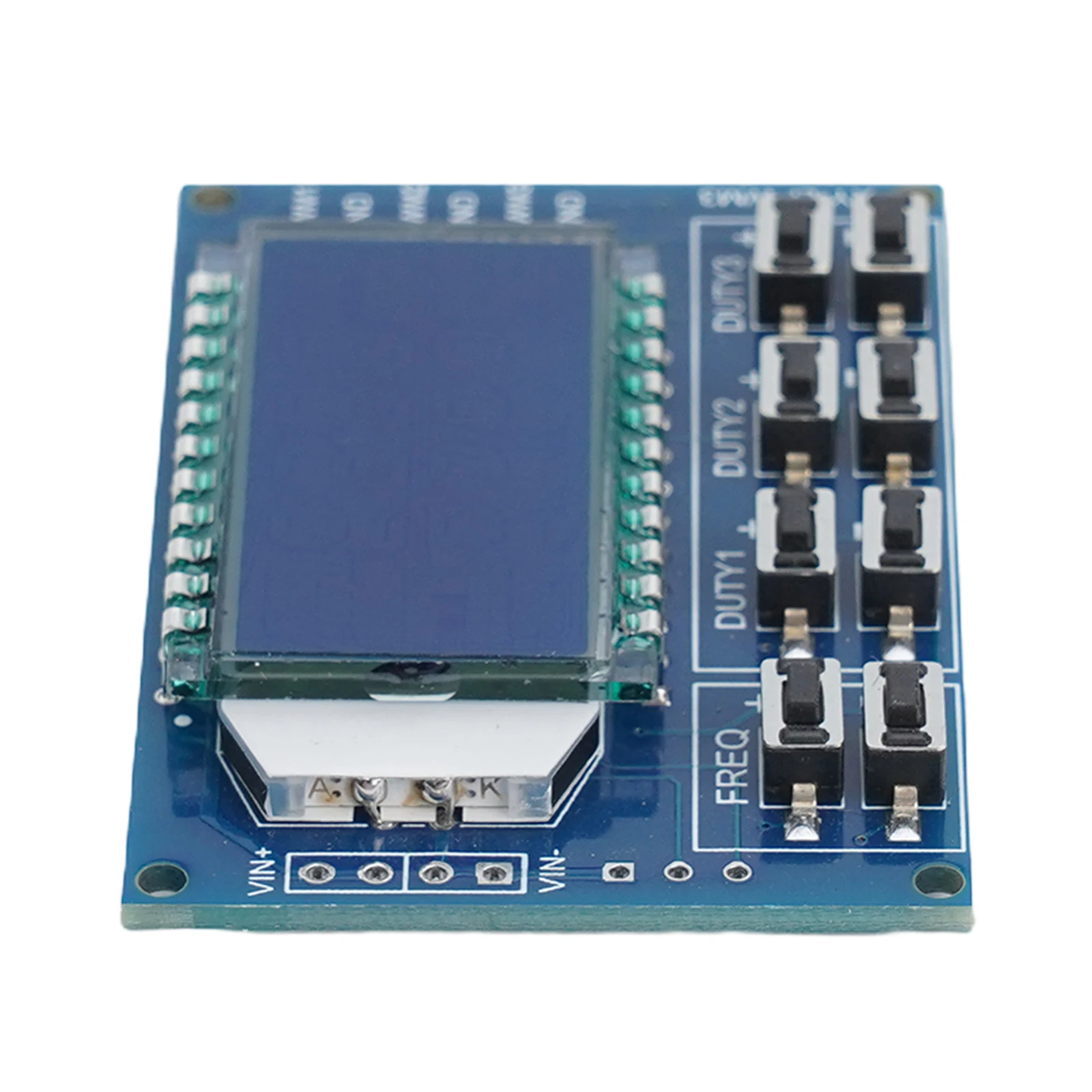 Signal Generator LCD 3-way for pwm Module LCD Display for pwm Amplitude Wave 1HZ~150KHZ 3 Channels for pwm Output Plastic