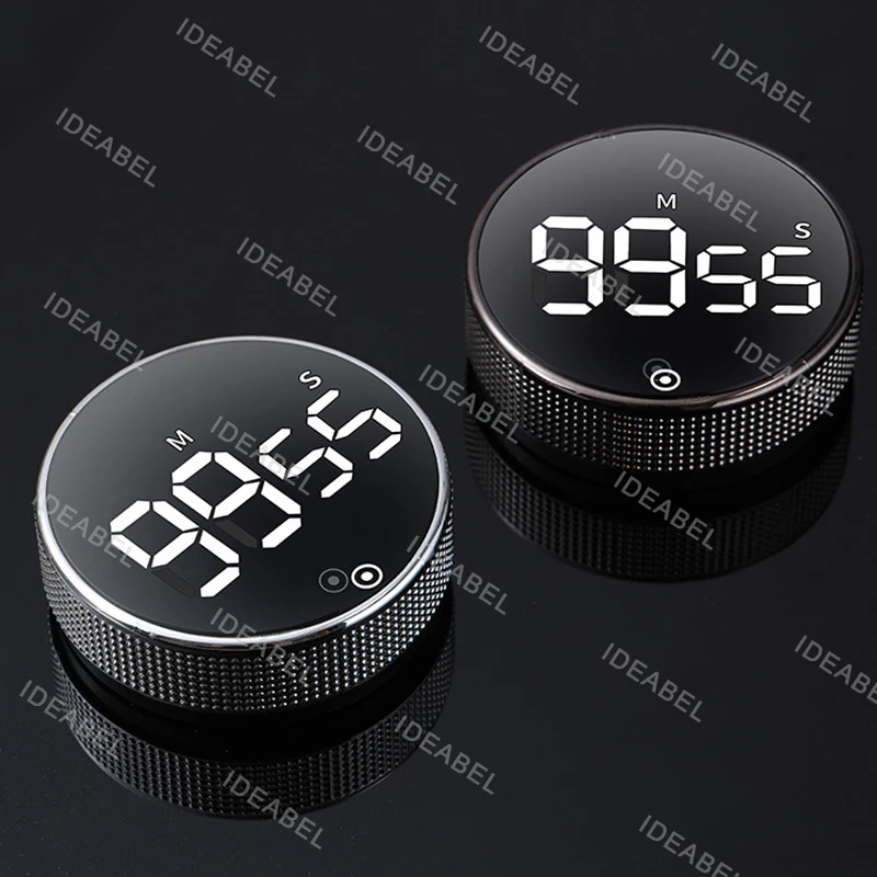 1 Piece Digital Timer Large LED Display Kitchen Reminder Visual Timer Magnetic Countdown Timer for Classroom Cooking Fitness
