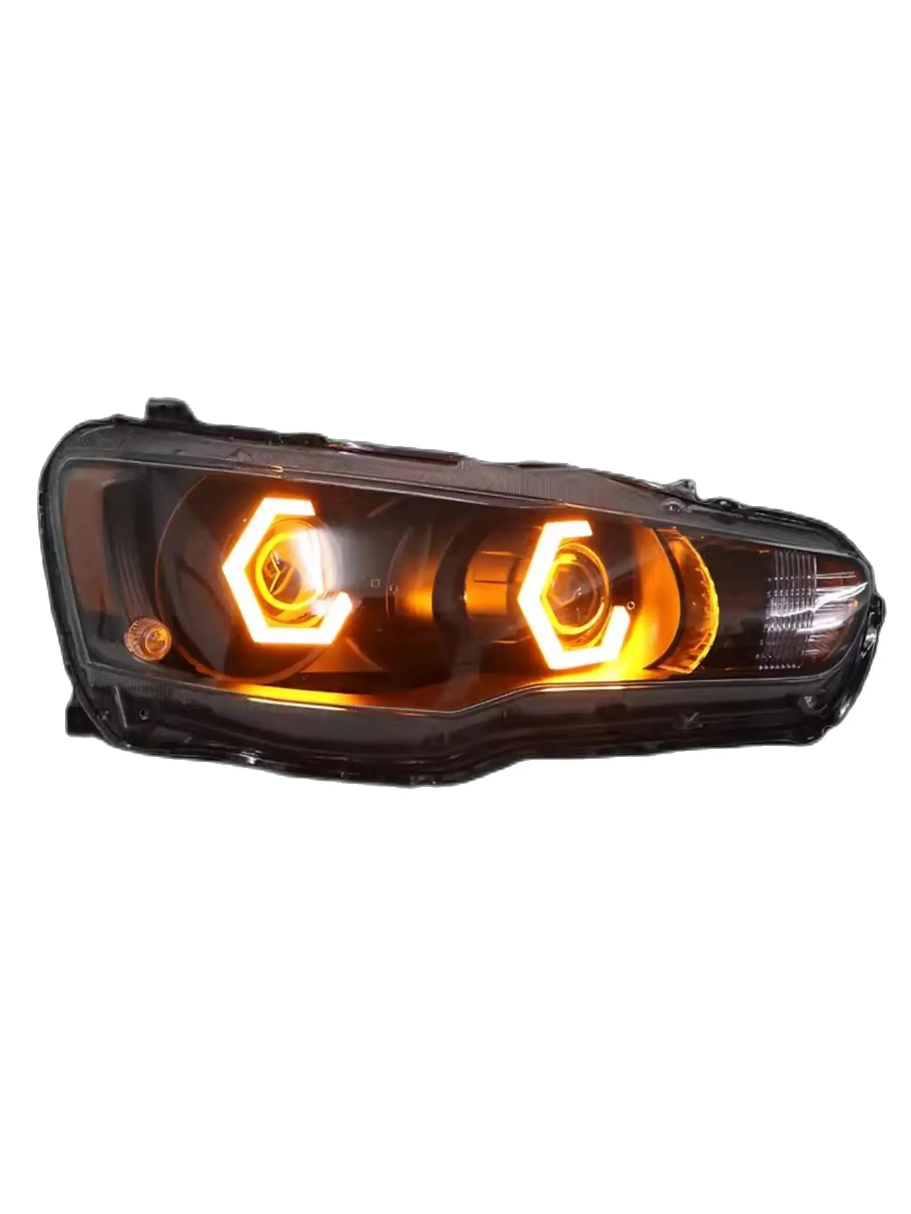 Front headlamp Led Headlight for Mitsubishi Lancer-ex 09-16 Daytime Running DRL Head lamp Low High Beam Turn signal