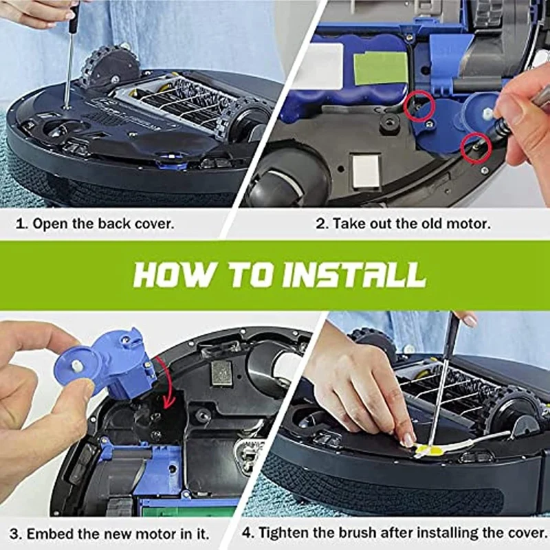 وحدة محرك فرشاة جانبية لـ iroomba ، قطع غيار منظف مكنسة كهربائية آلي ، سلسلة I3 ، من من من من من من من من من من من من نوع iroomba ،
