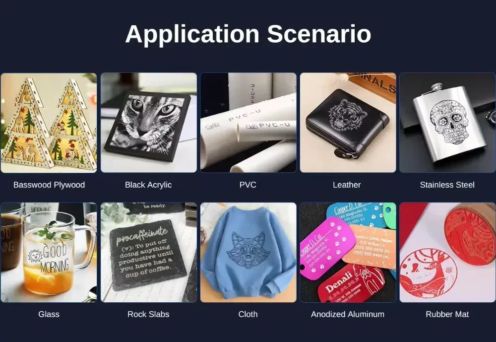 LASER TREE 4LDS-V2 20W Optical Power Laser Engraving Module with Air Assist Blue Laser Cutting Head for Plywood Acrylic Leather