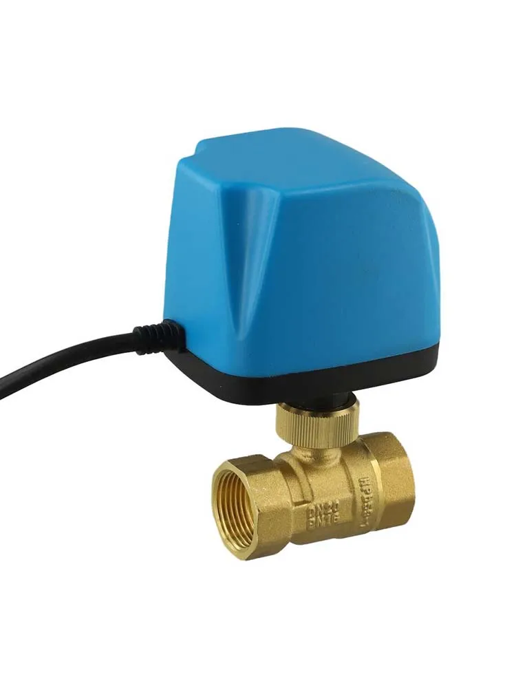Bidirectional Control 80*60*130mm 220V Valve Robust Brass Construction Temperature Range 5-95 C For Air Conditioning