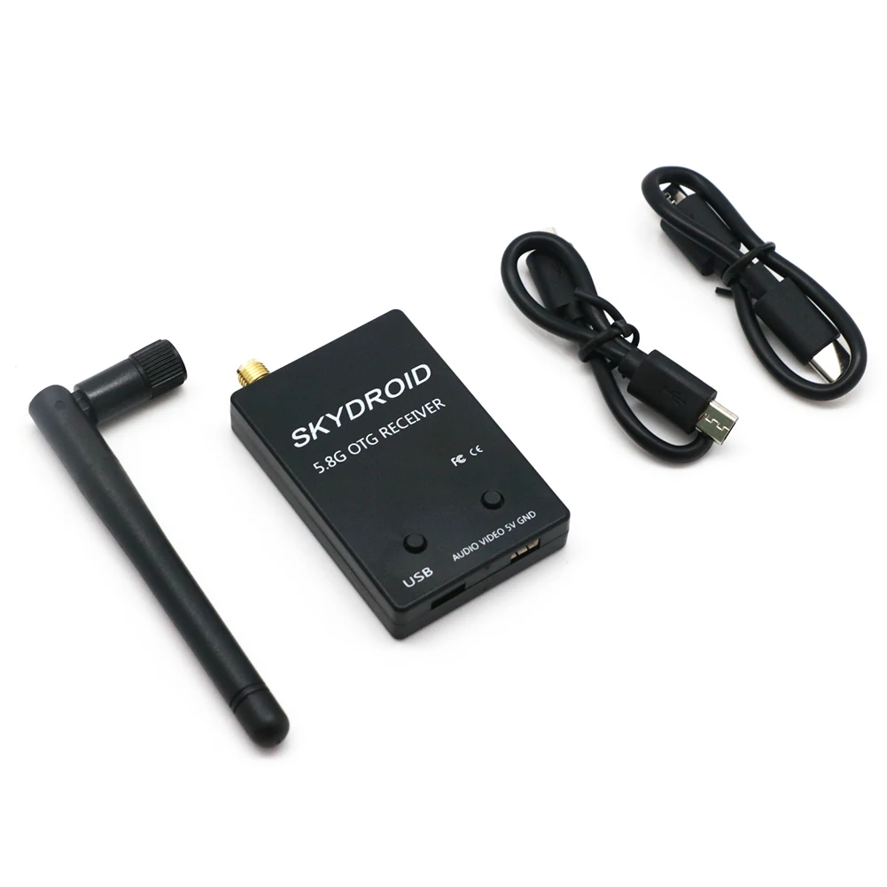 Receptor FPV canal completo com áudio para Smartphone Android, USV OTG, 5.8G, 150CH