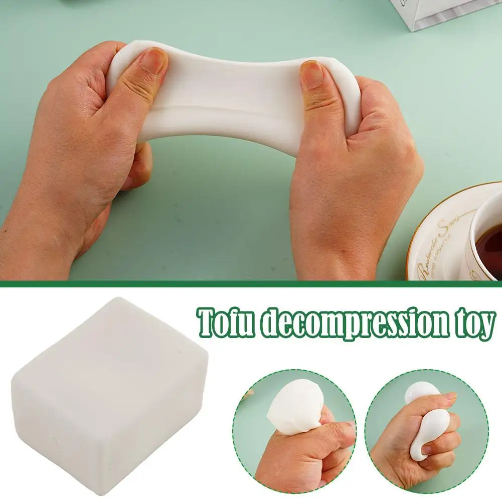 Tofu Shapeable Flour Antistress Slowing Rising Toys Unique Relief Squisy Children Fun Toys And New Gadget Squishes Decompre G9O5