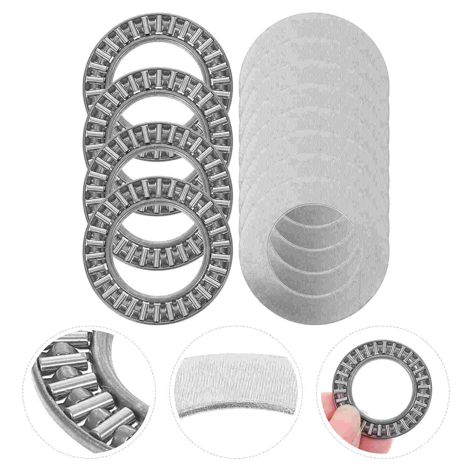 

4 Sets Thrust Needle Roller Bearings One Way Industrial Heavy Iron High Load Miniature