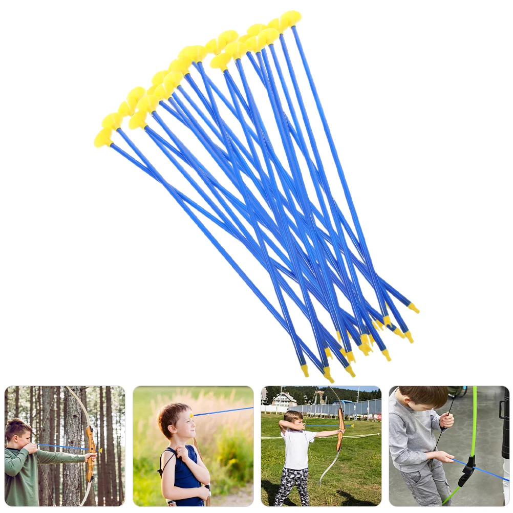 12 Pcs Children's Archery Set Game Arrow Cups Training Outdoor Safety Bow Portable Competition Toy Sport Practice Arrow