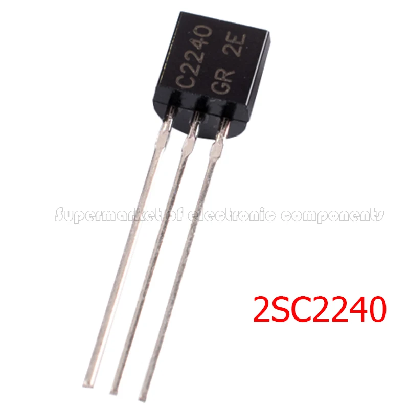 100pcs 2SA970 2SC2240 TO92 (50PCS* A970 +50PCS* C2240 ) TO-92 Bipolar Transistors - BJT NPN New And Original