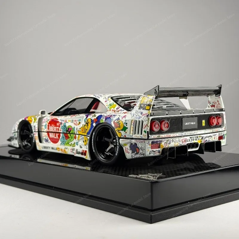 （In Stock）BBA F40 painted and painted 1:18 limited edition resin car model, an ideal choice for collection and display
