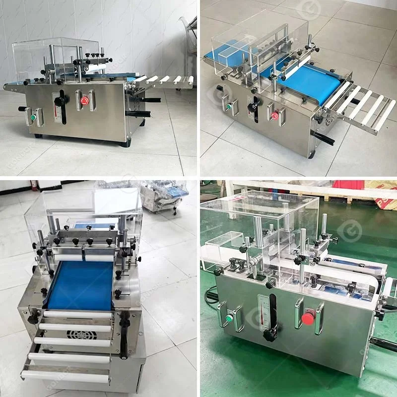 Table Top Electric Wire Blade Cut Small Cookie Bar Biscuit Die Frozen Dough Cutting Slicer Machine