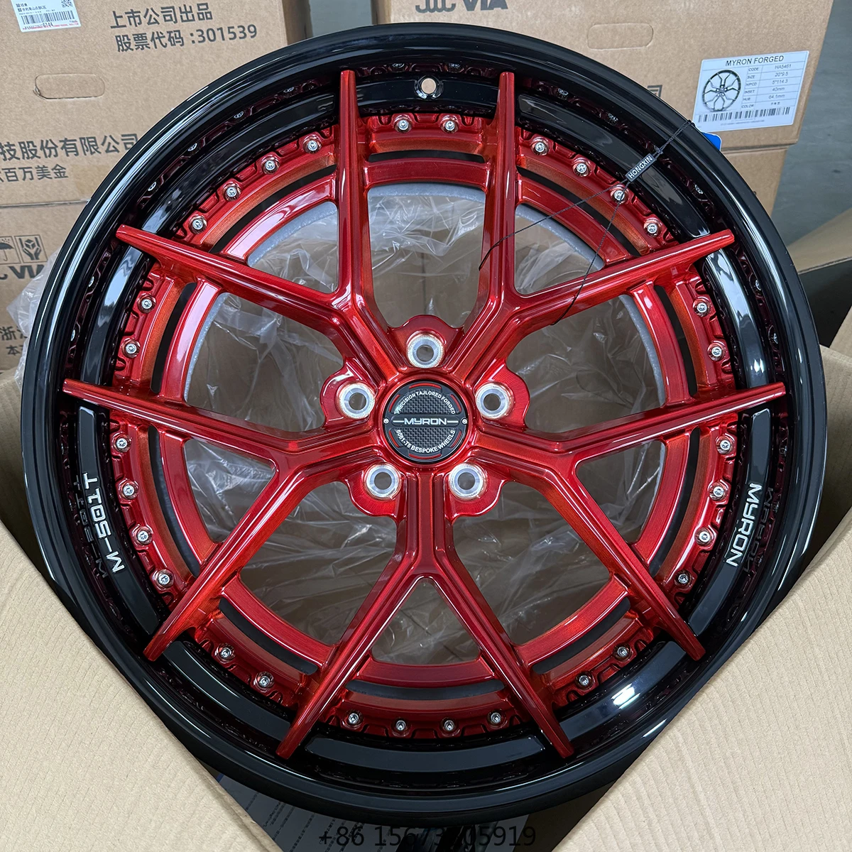 

High-End Two-Piece Forged Alloy Car Wheels 18,19,20,21,22,23 Inches Various Hole Spacings 5*108 5*114.3 5*120 5*112