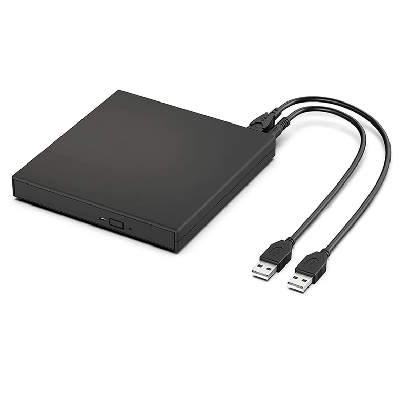 External Optical Drive USB 2.0 DVD CD/DVD ROM Player Optical Drive DVD RW Burner Reader Writer Laptops PC Windows 7/8/10