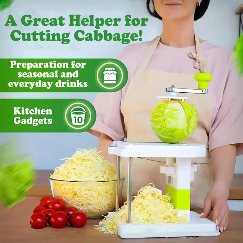 Cabbage Slicer Sauerkraut Slicer Chopper Kitchen Helper Cabbage Slicer Shredder Kitchen Slicer For Vegetables Fruits Cabbage