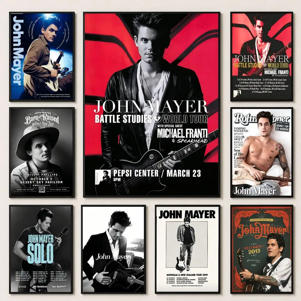 music John Mayer Poster HD Poster Warm Home Decoration Suitable for Bedroom and Living Room Gifts Giving
