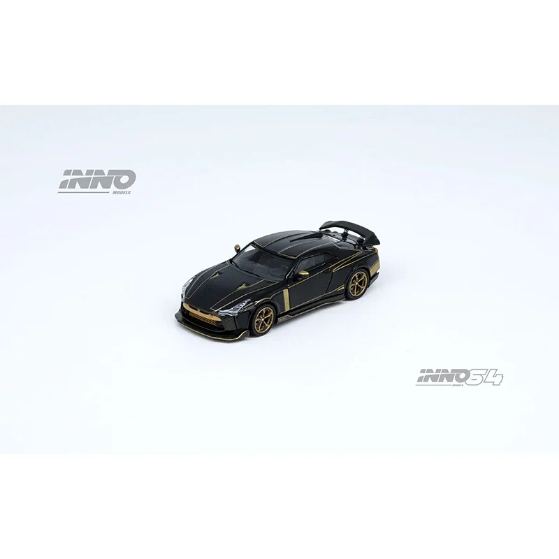 PreSale INNO 1:64 GTR R50 ITALDESIGN Black Diecast Diorama Car Model Collection Miniature Toys