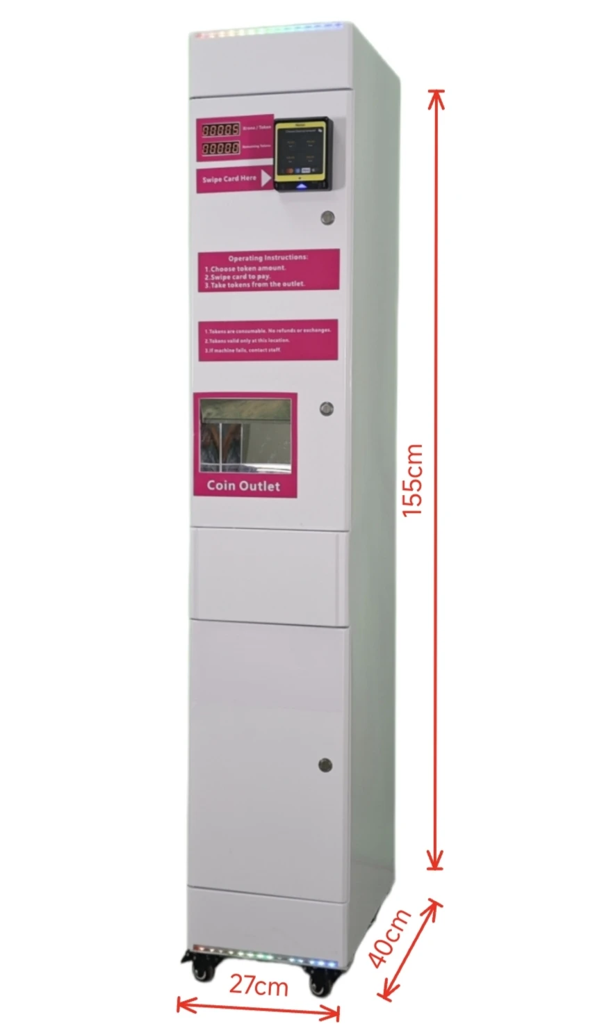 Automatic Bill Coin Token Changer Machine for Multi-Scenario Use in Arcade Game Centers Shopping Malls & Amusement Parks