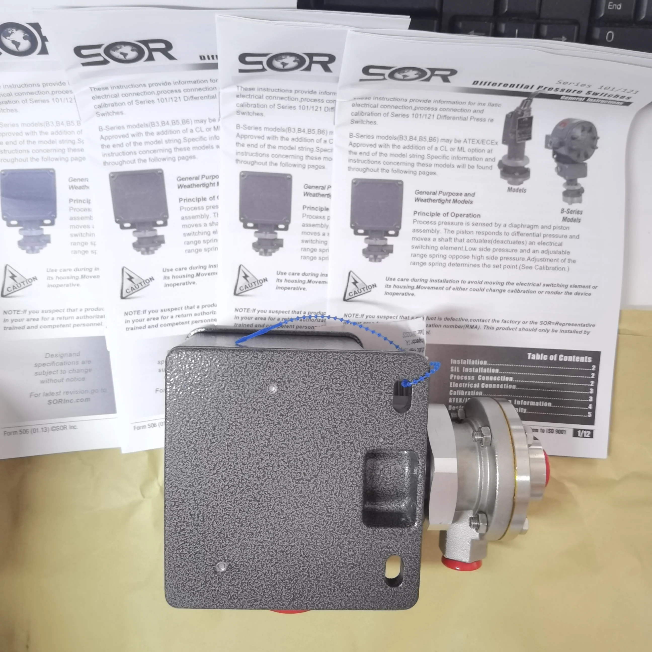 SOR pressure switch  107AL-N12-P1-F1A